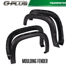 POCKET-RIVETED WHEEL FENDER FLARES FIT FOR 2007-2013 GMC SIERRA 1500 SMOOTH