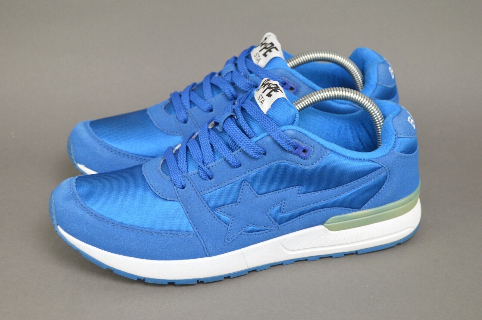 A Bathing Ape Bape Color Track Sta Blue Runner Sn… - image 1