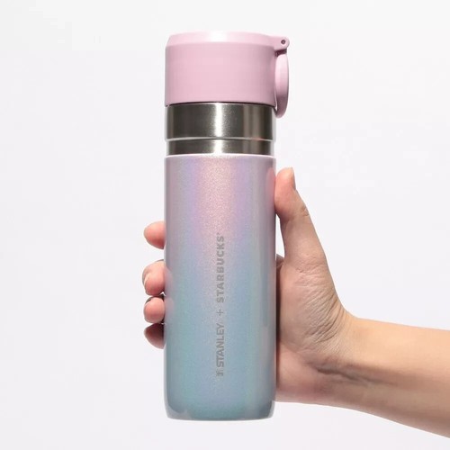 Starbucks Stainless steel bottle STANLEY Gradient blue pink 473ml 16 Oz f/s - Picture 6 of 6