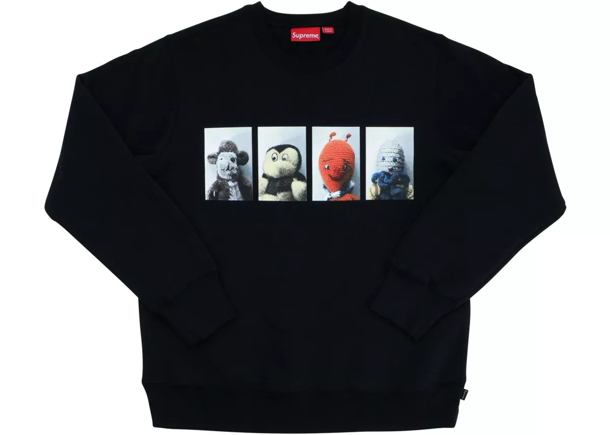 Authentic Supreme Mike Kelley Ahh Youth! Men's Black Crewneck