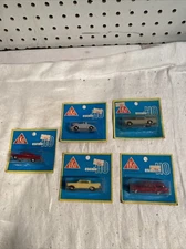 VINTAGE SPAIN EKO MICRO-MINIATURES Cars Lot Of 5 Sealed Train Layout Diorama