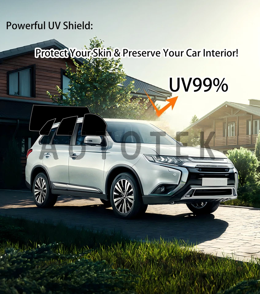 Película premium precortada para todos los lados + ventana trasera cualquier tono % para Subaru Forester Foto 4 de 4