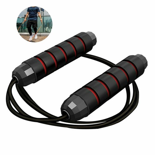 10 ft Jump Rope Aerobic Exercise Workout Speed Skipping Crossfit Gym Boxing Mens - Picture 3 of 17