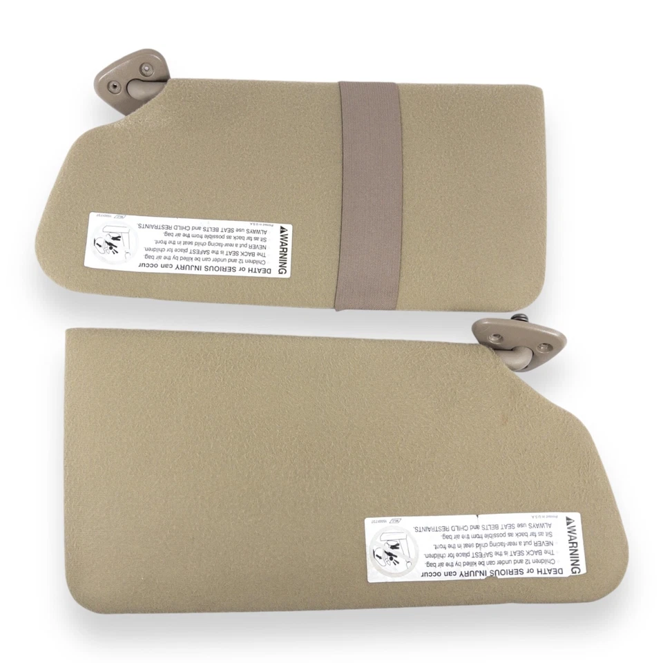 Juego de par de parasoles Oldsmobile Achieva 1992-1998 lado conductor y pasajero bronceado Foto 2 de 4