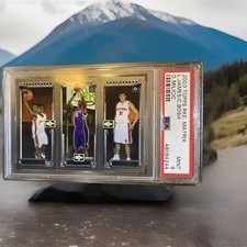 🔥2003-04 TOPPS PSA 9 #111 LEBRON JAMES #112 D. MILICIC #114 CHRIS BOSH MATRIX🔥