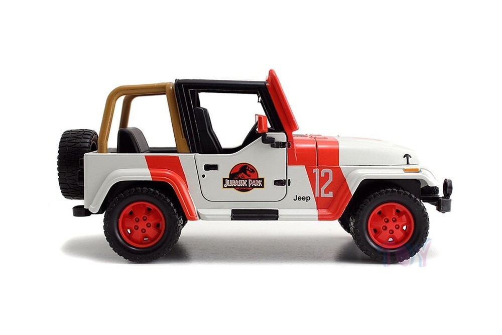 Jurassic World - Jeep® Wrangler (1992) JADA Diecast Model Car 8