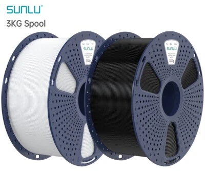 Bobina grande SUNLU 1,75 MM 3 KG PETG/PLA/PLA+ filamento para impresora 3D
