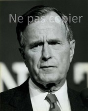 GEORGE W. BUSCH en 1990 par photographe RICHARD MAW Photo 24 x 19 cm U.S.A.