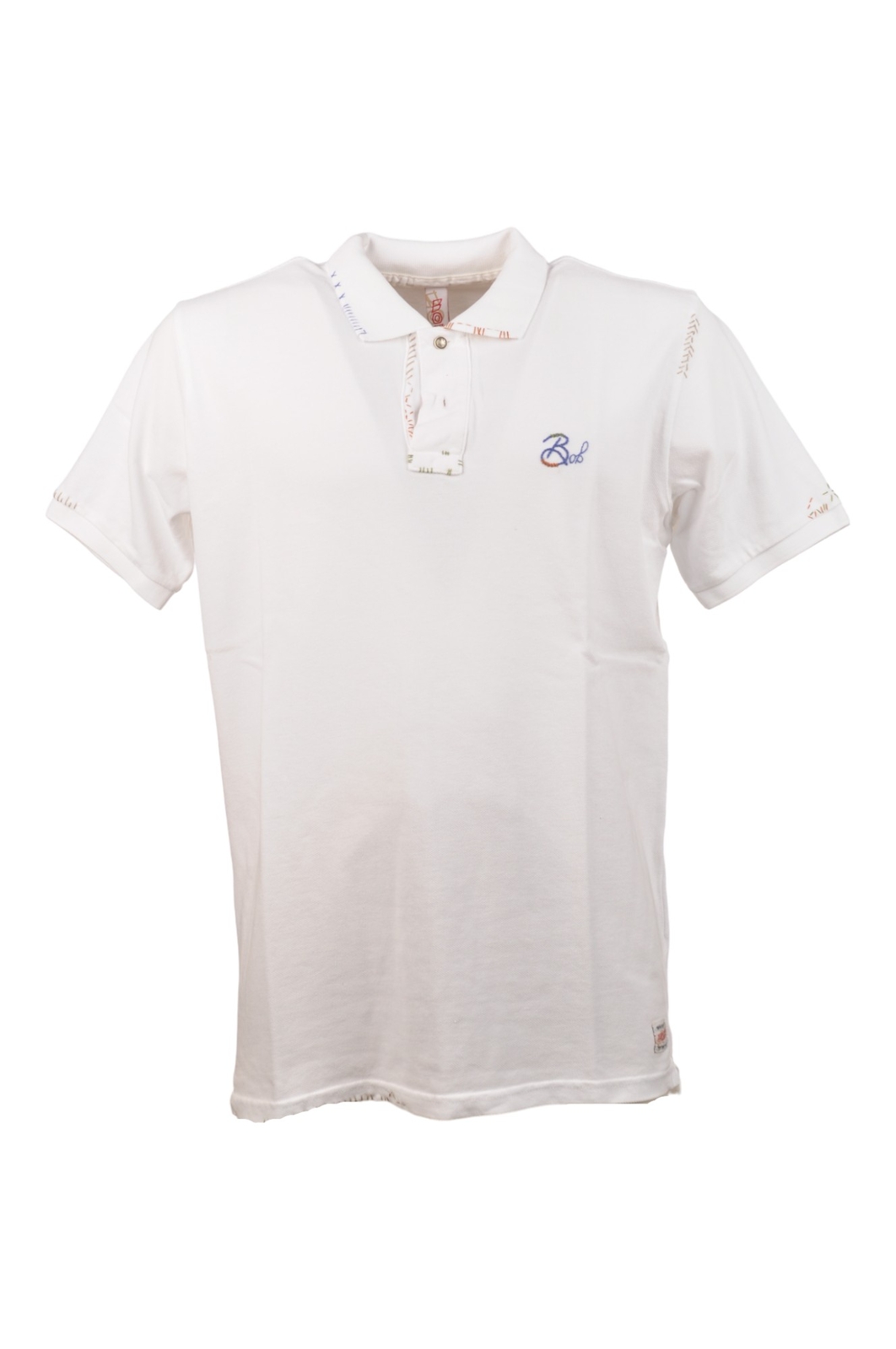 Поло manica corta da Uomo Bob Taglia M-L цвета Бьянко 24490₽