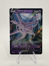 espeon v pokemon card value 2021 Pokemon Evolving Skies Espeon V Ultra Rare Holo #SWSH201