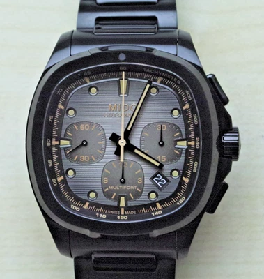 MIDO Uhr Multifort TV Chronograph black   Ref. M049.527.33.081.00   NEU FULL SET - Bild 1 von 4