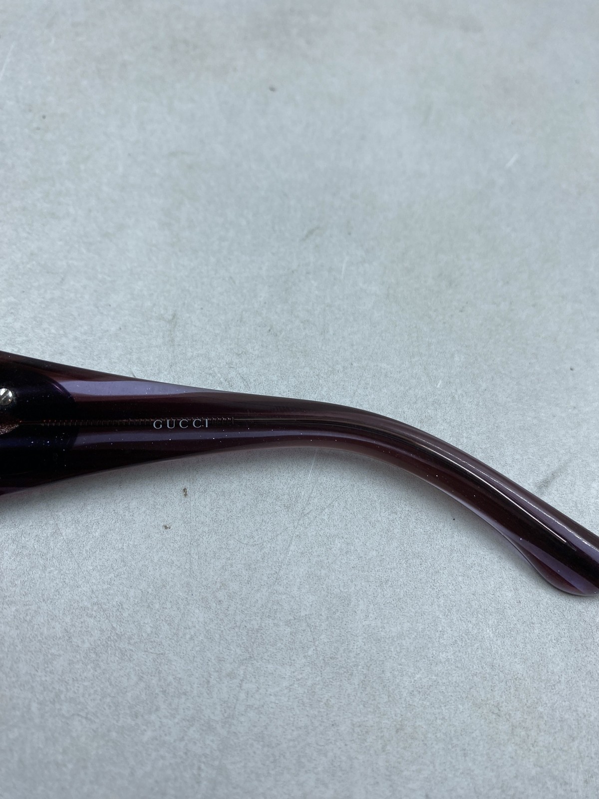 Gucci Purple Rectangle Gradient Oversized Sunglas… - image 6