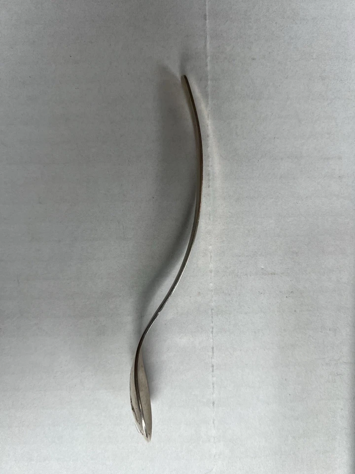 "Cucharón de Mayo Esterlina Allan Adler Marcado MCM Doble Tacón Cruzado 5.5""" Foto 4 de 4