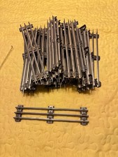 Vintage Lionel Train O Gauge tubular Lot 34 Track Pieces - Straight Estate find