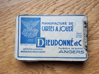 Pocker Jeu de Cartes A Jouer DIEUDONNE Angers Paris 53  Cartes Etat Parfait Neuf - Photo 1/4