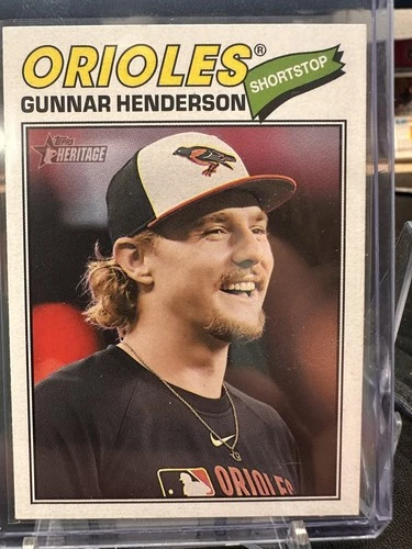 2026 Topps Heritage Gunnar Henderson Image Variation