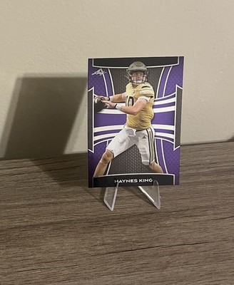 2025 Leaf Metal - Haynes King #B-68 Purple Foilboard (RC) Georgia Tech