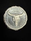 Wild Pig Pours - Buffalo Skull - 32 Grams Hand Pour .999 Silver | Pigs 11