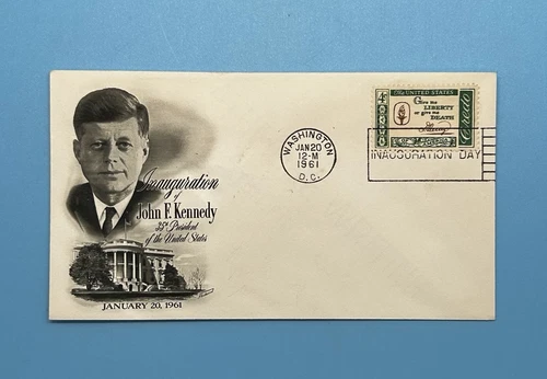 John F Kennedy 35th President Inauguration Day January 20, 1961 Fleetwood FDC