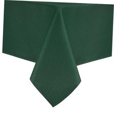 Jacquard Textured Rectangle Tablecloth 84" x 60" Rectangular Hunter Green