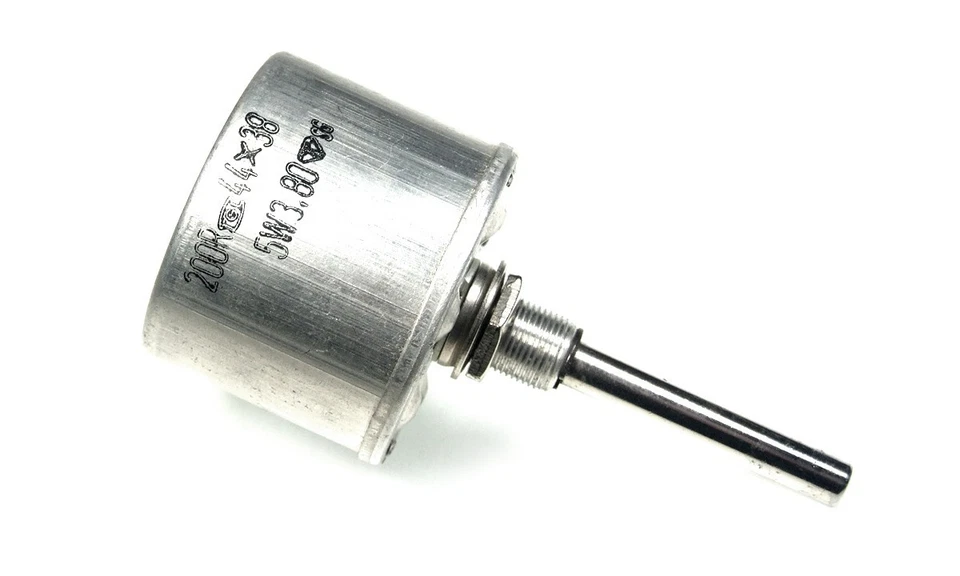 220 Ohm 5W WIRE WOUND Potentiometer 220R RFT TGL 44x38 -- Vintage (1 pcs) - Image 2 of 4