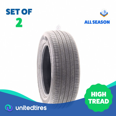 Set of (2) Used 225/60R17 Hankook Dynapro HP2 99H - 8/32
