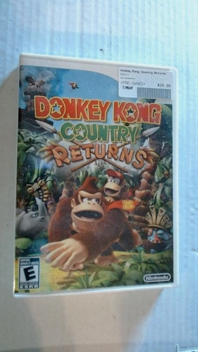 Donkey Kong Country Returns  - Nintendo Wii CIB COMPLETE W/ MANUAL