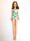 Barbie:  VINTAGE Brunette BEND LEG FRANCIE Doll No Box!
