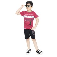 Toddler Boy's Clothes Boys Soft Cotton Short Sleeve T-Shirt  Shorts Set 3-6Yrs