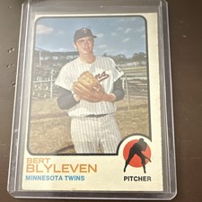 Topps 1973 Bert Blyleven #199 Minnesota Twins Major League Baseball Card