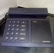 Bang  Olufsen BeoCom 600 Phone   Rare Prussian Blue   English Keys
