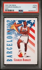 1991 SKYBOX USA #530 CHARLES BARKLEY PSA 9