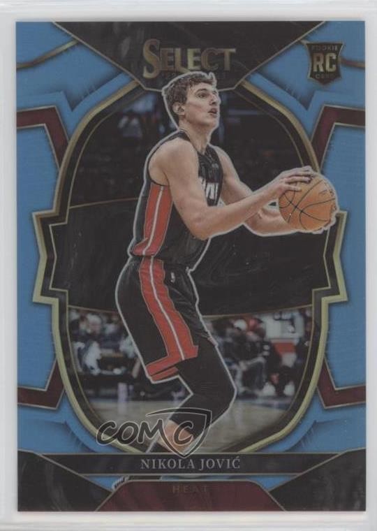 2022-23 Panini Select Concourse Light Blue Prizm 156/299 Nikola Jovic #91 0kr0