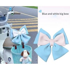 Motorcycle Helmet Bow Decoration Bow Cloth Ribbon for Electric Vehicles
