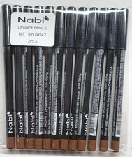 NABI LIPLINER PENCIL L67 BROWN 2 0.04 OZ 12 PACK - FREE SHIPPING