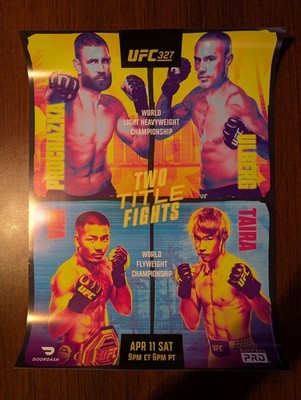 UFC 327 Promotional Poster 18x24 | eBay