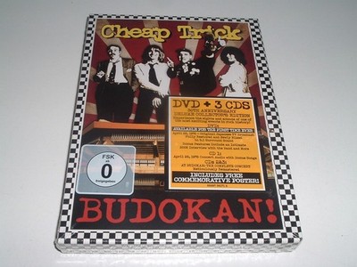 CHEAP TRICK - BUDOKAN! -  3 x CD Album + DVD Video, Reissue, Remastered (2008)