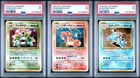 Sequential PSA 1 Japanese CD Promo Holos - Venusaur - Charizard - Blastoise 1999