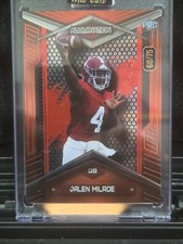 2024 Wild Card Alumination Just The Hits Jalen Milroe #BC-JM Orange /75