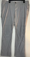 Columbia Pants Womens 16 Pilsner Peak Roll Up Hiking Omni-shade Gray Outdoor