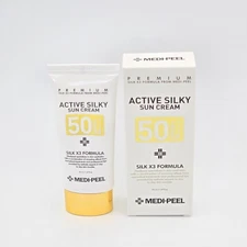 [MEDIPEEL] Active Silky Sun Cream SPF50+ PA+++ 50ml / Korean Cosmetics