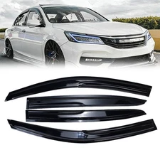 For 2013-2017 Honda Accord Sedan M Style Window Visor Sun Rain Deflectors 4PCS