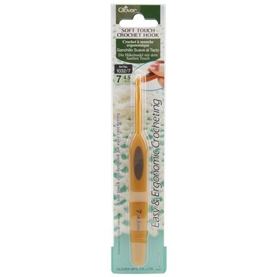 3 Pack - Clover Soft Touch Crochet Hook-Size 7/4.5mm - 10327