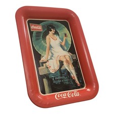 Vintage 1995 Coca-Cola Metal Serving Tray 192...