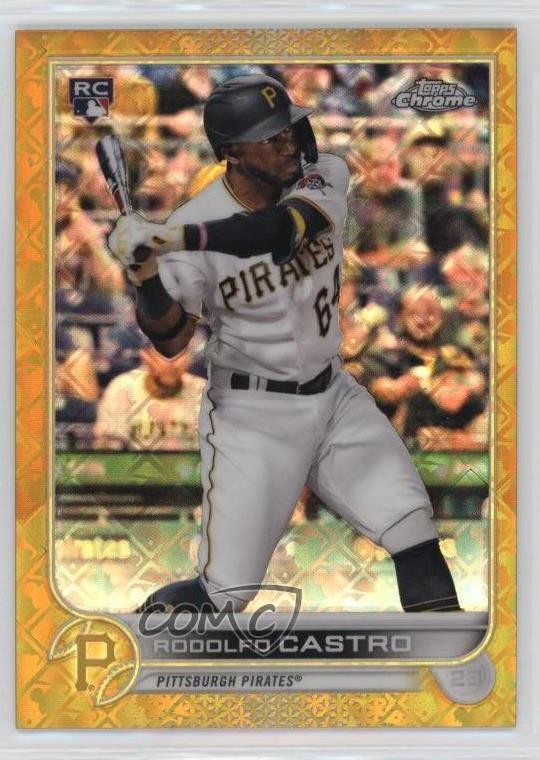 2022 Topps Chrome Logofractor Edition Gold Refractor 39/50 Rodolfo Castro 14sd