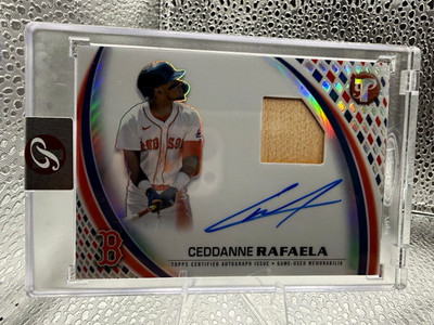 2025 Topps Pristine Ceddanne Rafaela Pristine Pieces Auto Relic PPAR-CR Red Sox