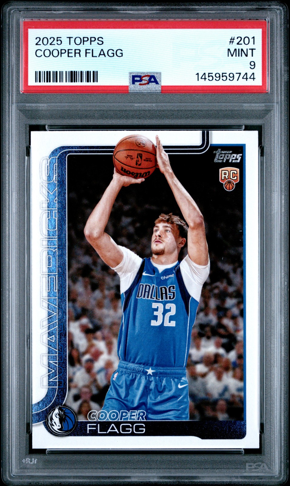 2025 TOPPS #201 COOPER FLAGG PSA 9