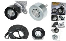 11955JA10D Engine Drive Belt Tensioner Idler Pulley Serpentine Belt Kit for