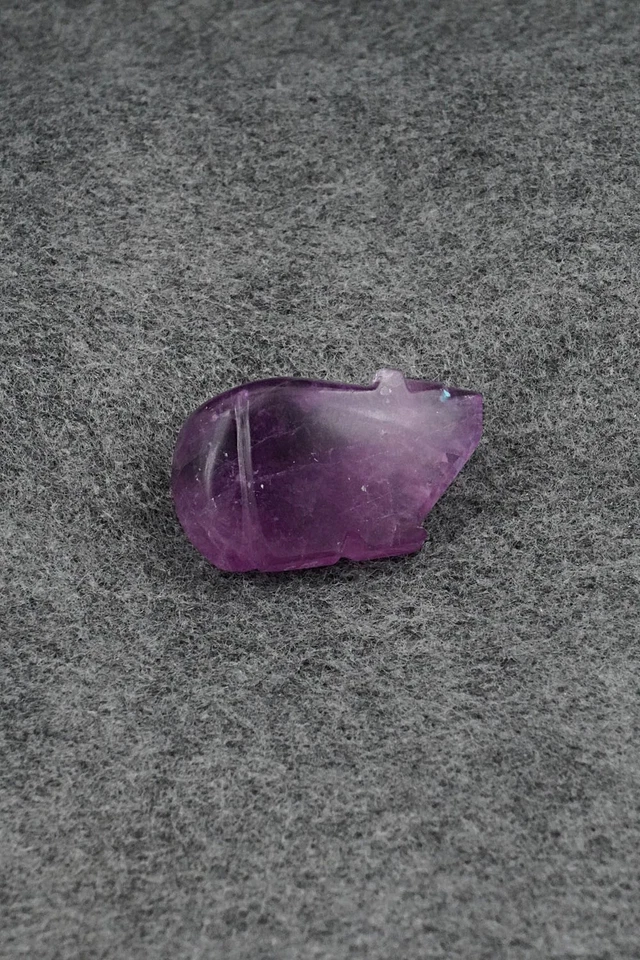 Talla fetiche de oso Zuni - Abby Quam Panteah Foto 4 de 4