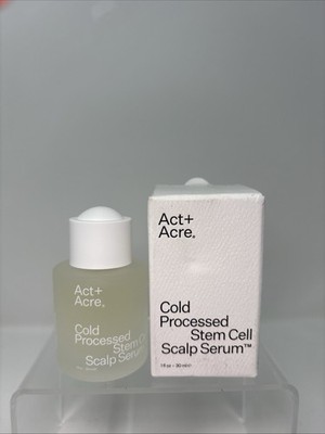 ACT + ACRE COLD PROCESSED STEM CELL SCALP SERUM 2.2 OZ NEW IN BOX $86